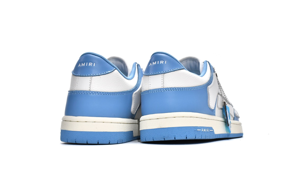 EM Sneakers Amiri Skel Top Low Whtie Blue