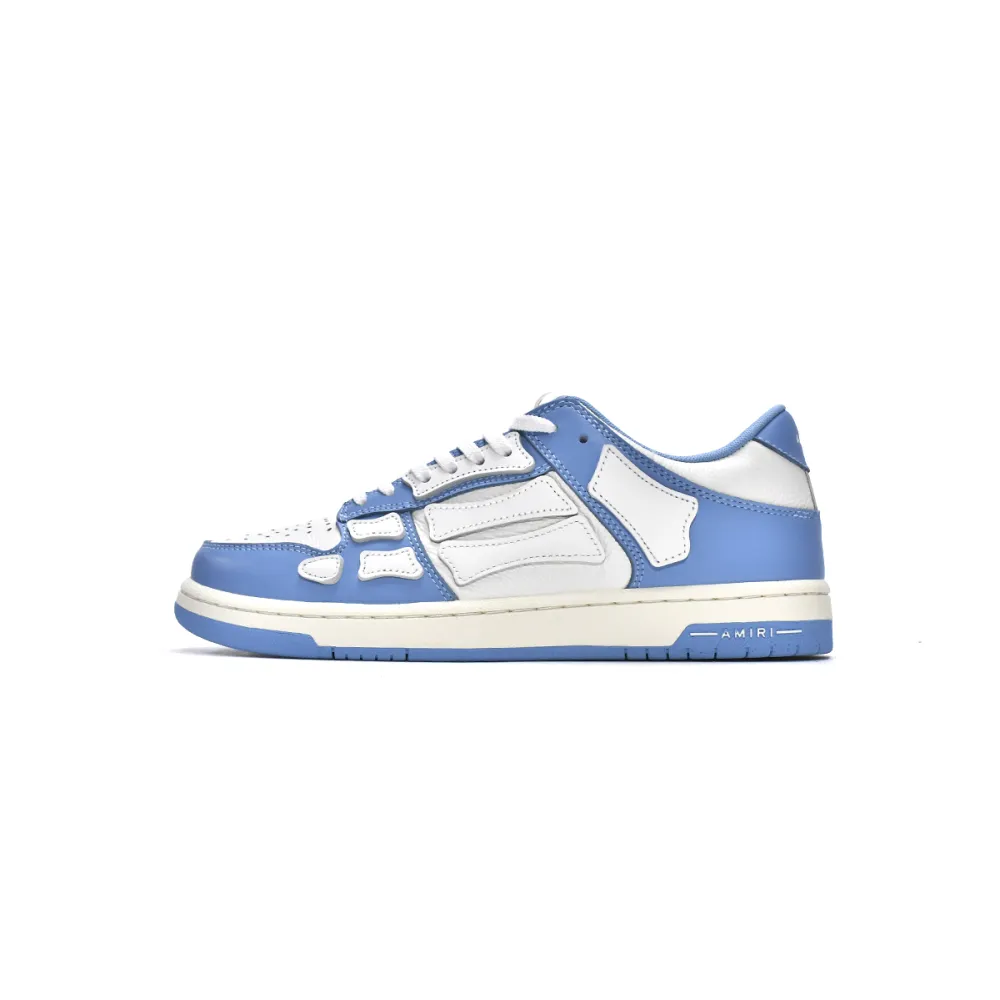 EMSneakers AMIRI Skel Top Low Whtie Blue