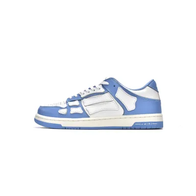 EMSneakers AMIRI Skel Top Low Whtie Blue 01