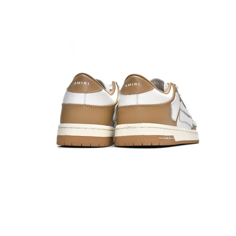 EM Sneakers Amiri Skel Top Low Whtie Brown