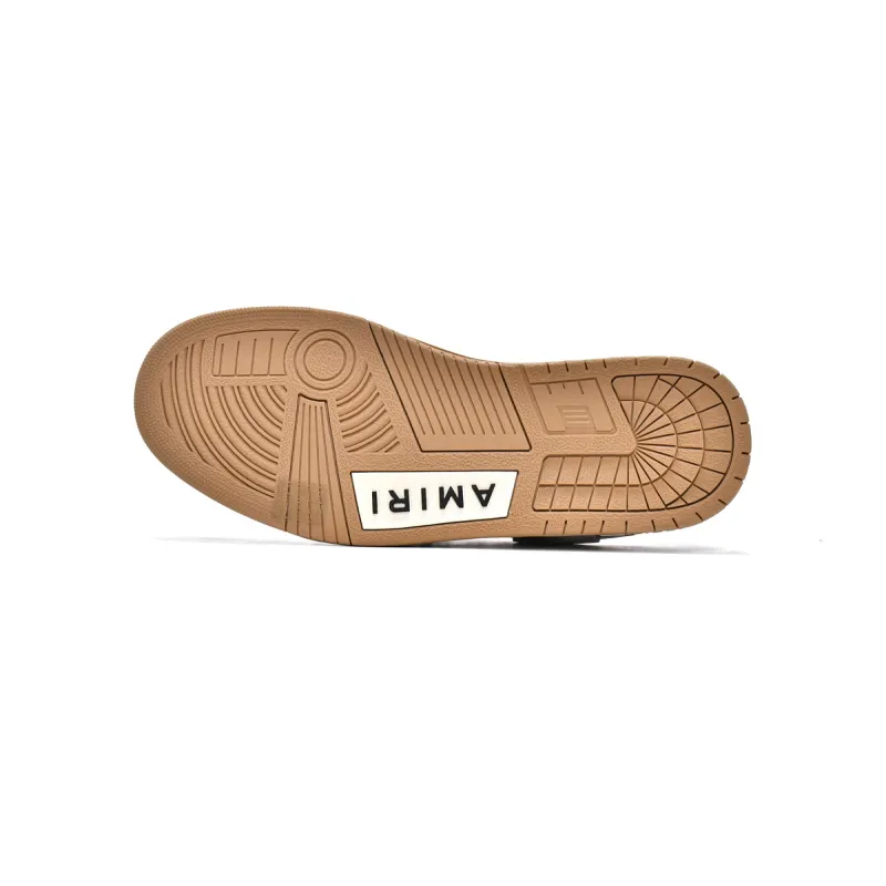 EM Sneakers Amiri Skel Top Low Whtie Brown