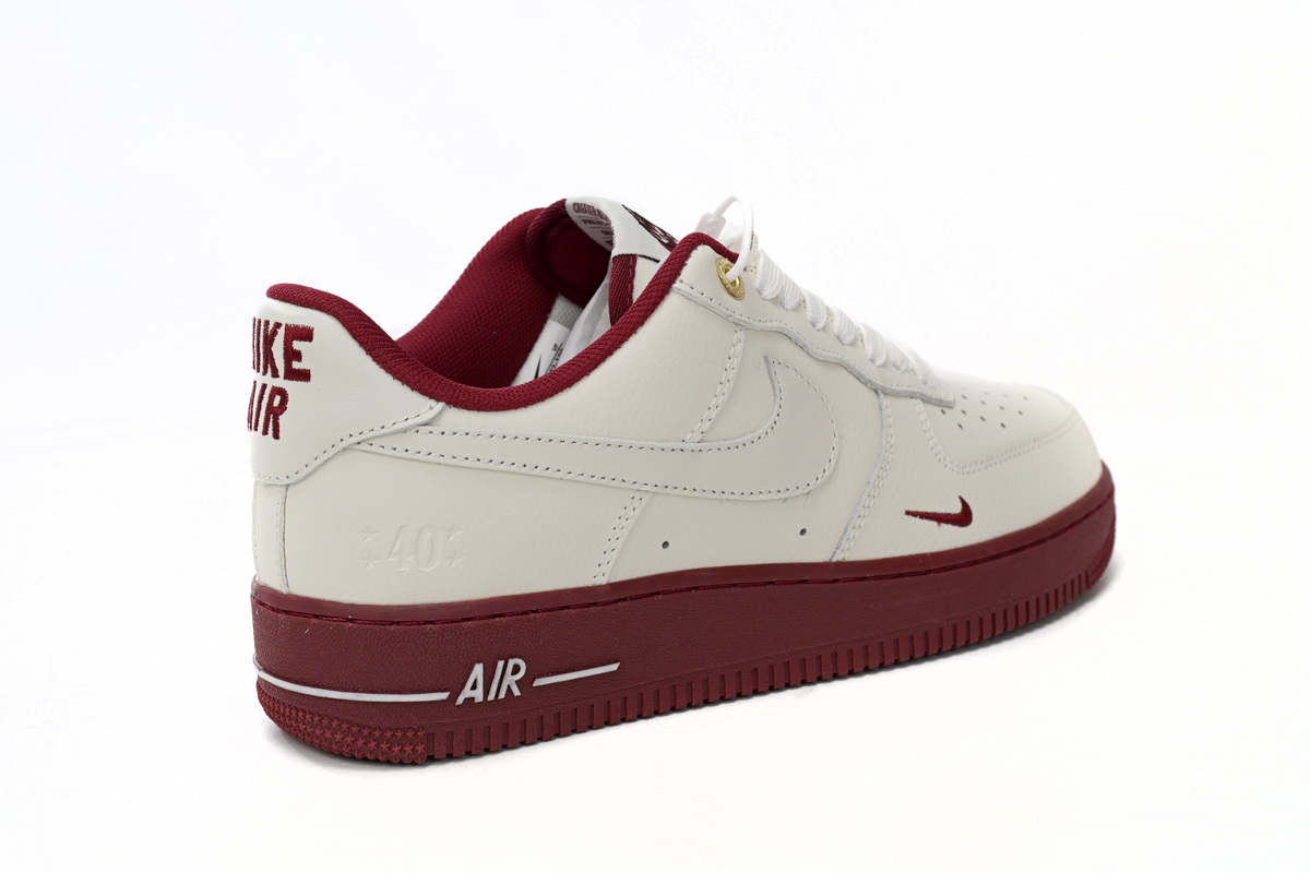 EMSneakers Nike Air Force 1 Low '07 SE 40th Anniversary Edition Sail Team Red
