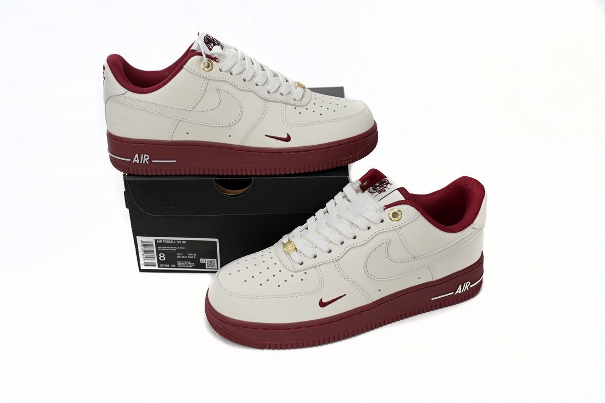 EMSneakers Nike Air Force 1 Low '07 SE 40th Anniversary Edition Sail Team Red