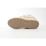 EM Sneakers Lanvin Leather Curb White Ivory