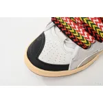EM Sneakers Lanvin Leather Curb White Ivory