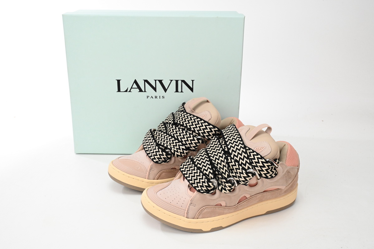 EM Sneakers Lanvin Leather Curb Pink