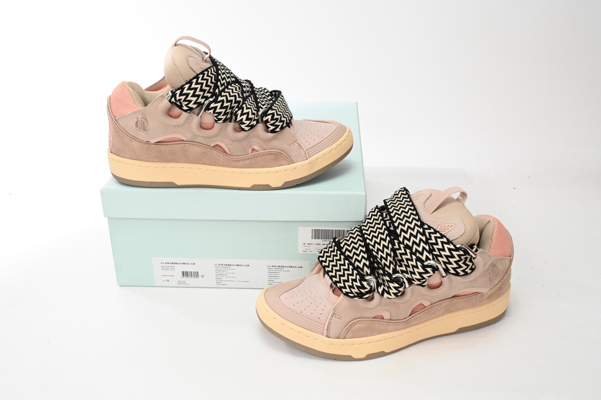 EM Sneakers Lanvin Leather Curb Pink