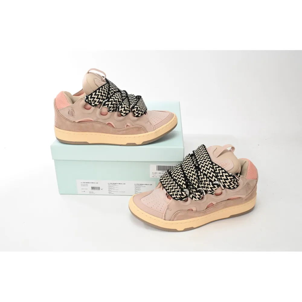 EM Sneakers Lanvin Leather Curb Pink