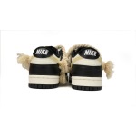 EM Sneakers Nike Dunk Low Black White Scottish Panda