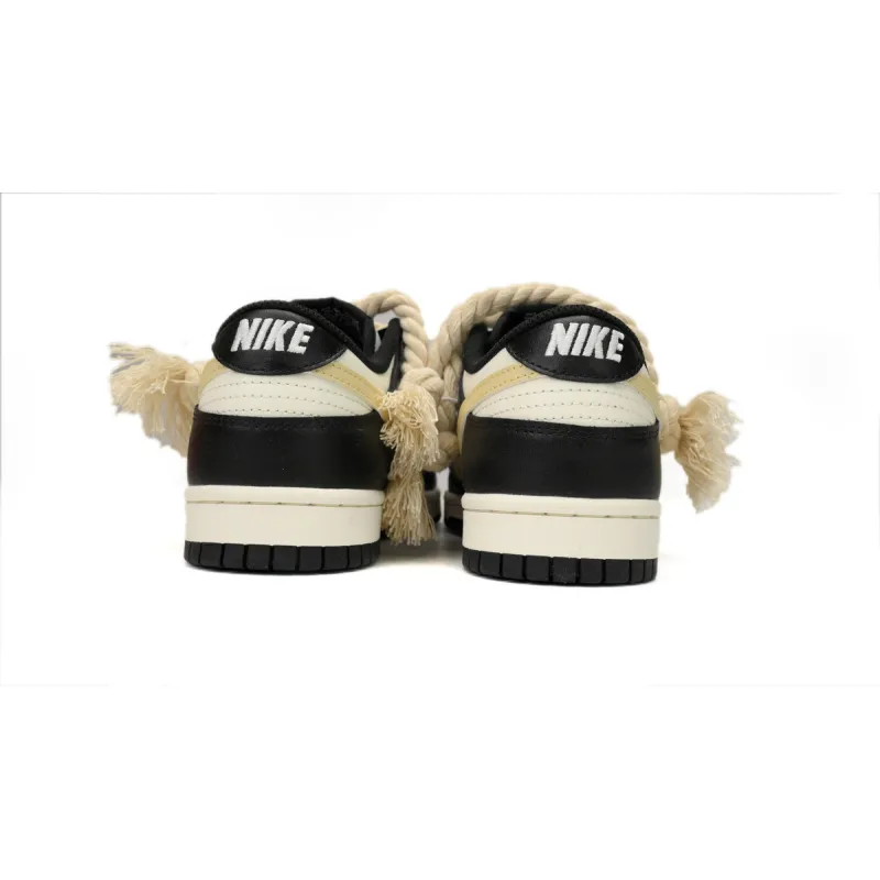 EM Sneakers Nike Dunk Low Black White Scottish Panda