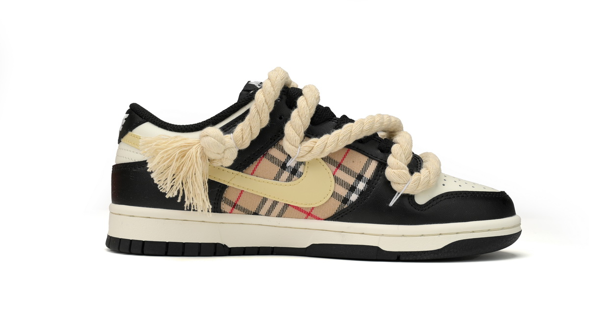 EM Sneakers Nike Dunk Low Black White Scottish Panda
