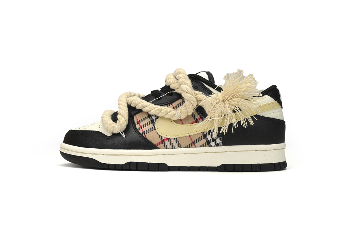 EM Sneakers Nike Dunk Low Black White Scottish Panda