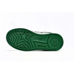 EM Sneakers A Bathing Ape Bape Sta Low White Green