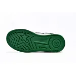 EM Sneakers A Bathing Ape Bape Sta Low White Green