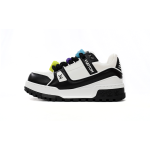 EM Sneakers Louis Vuitton Trainer Maxi Black White