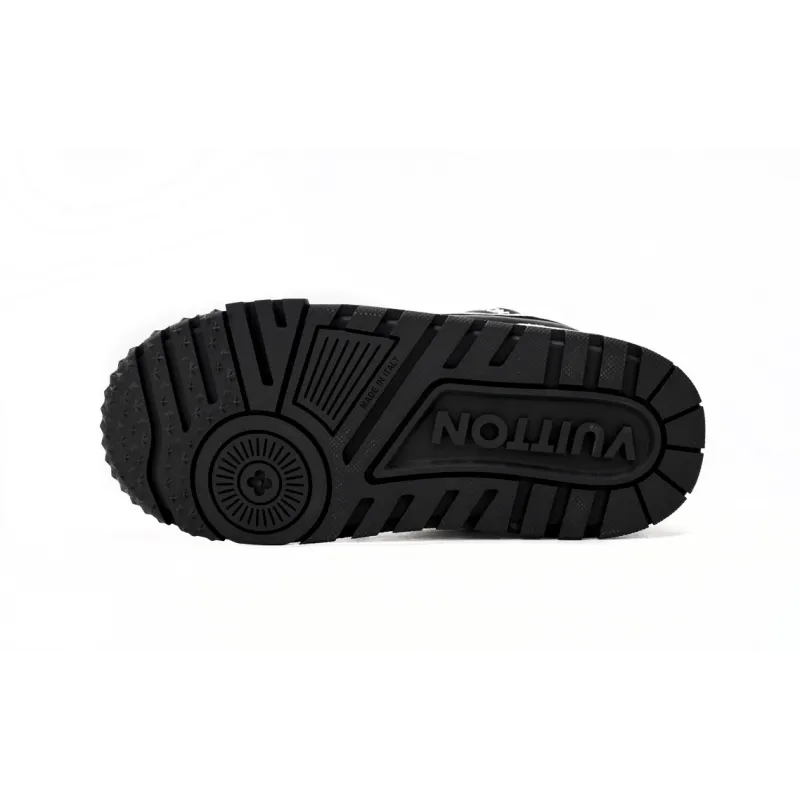 EM Sneakers Louis Vuitton Trainer Maxi Black White