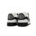 EM Sneakers Louis Vuitton Trainer Maxi Black White