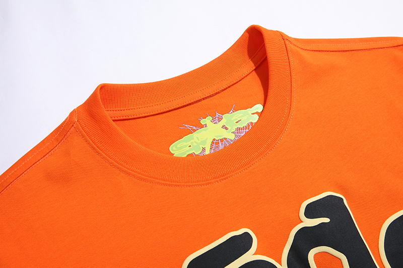 EM Sneakers Sp5der T-Shirt Wordwide Star Beluga Orange