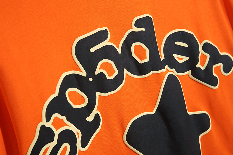 EM Sneakers Sp5der T-Shirt Wordwide Star Beluga Orange