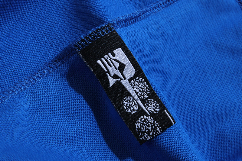 EM Sneakers Sp5der T-Shirt Web Print Gothic TC Blue