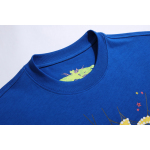 EM Sneakers Sp5der T-Shirt Web Print Gothic TC Blue