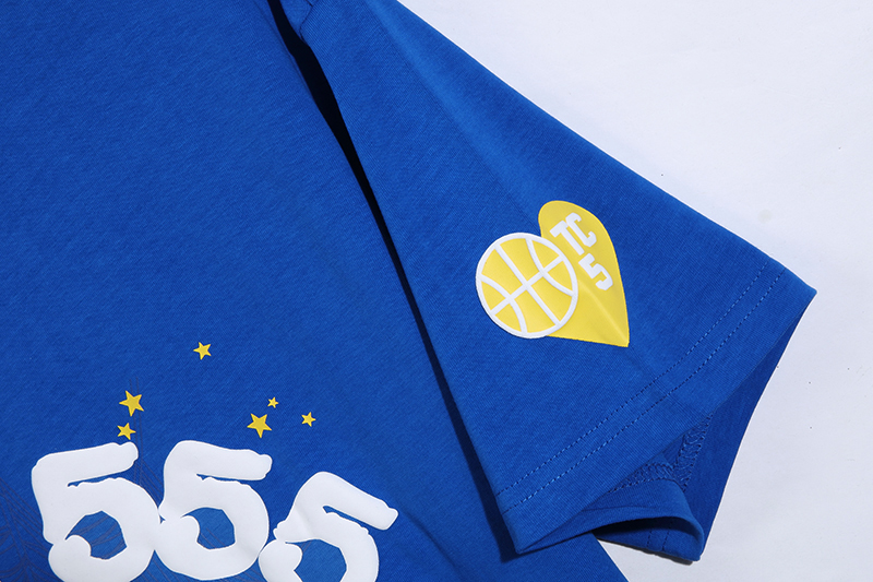 EM Sneakers Sp5der T-Shirt YoungThug Star Blue