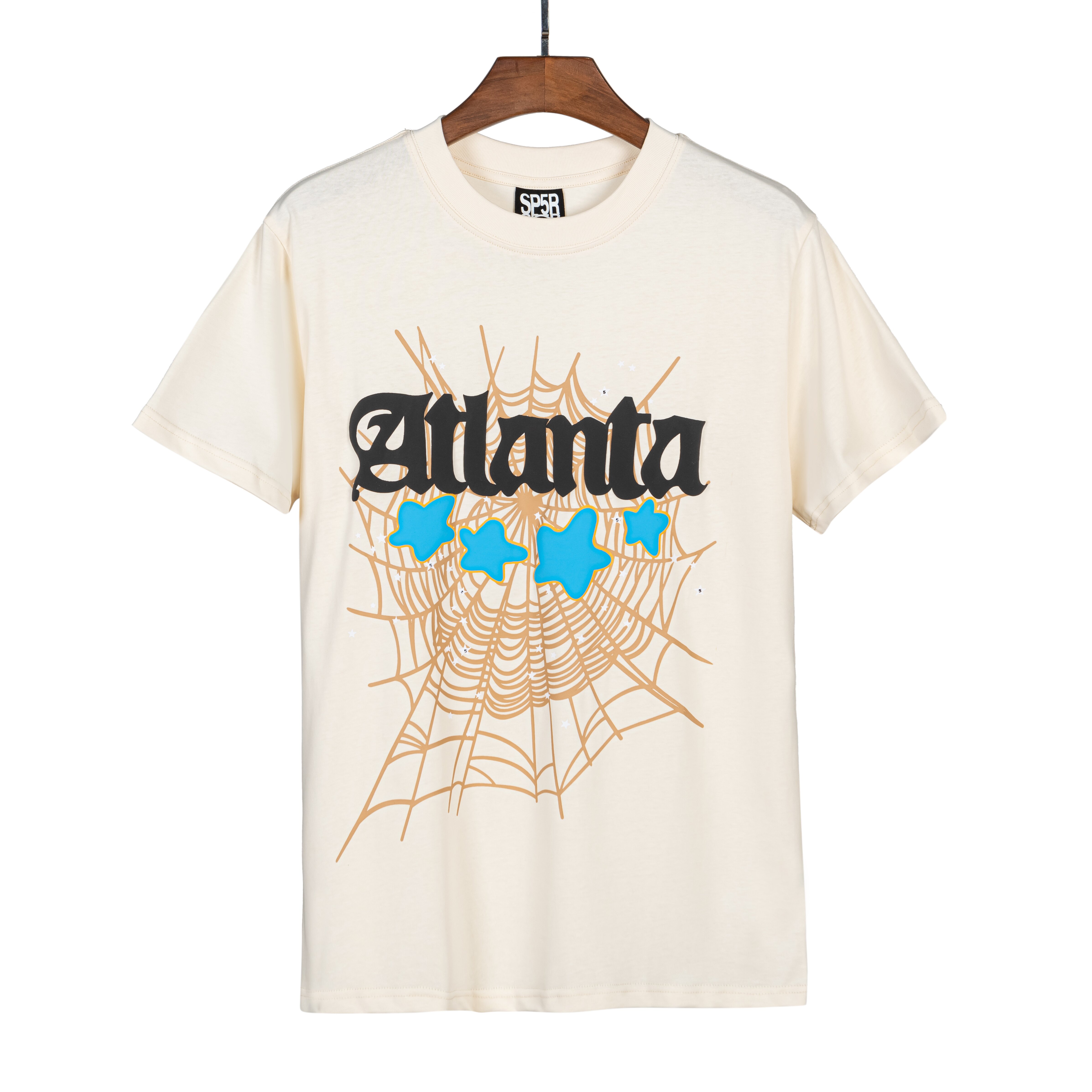 EM Sneakers Sp5der T-Shirt Young Thug Designer Khaki