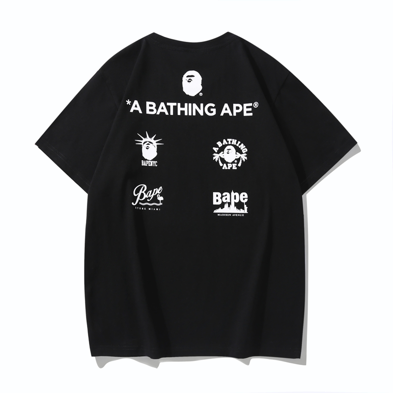 EM Sneakers Bape T-Shirt 1870 White & Black