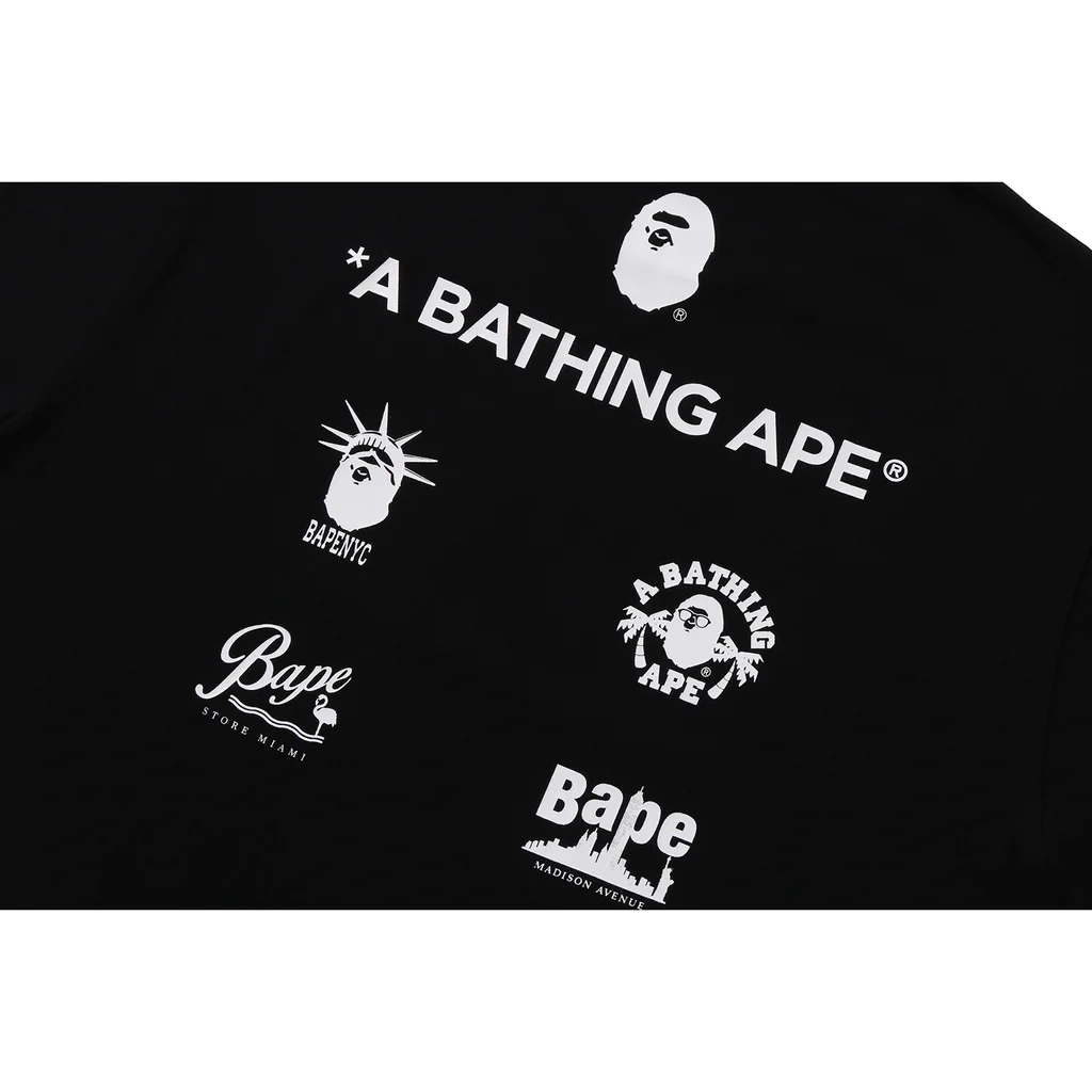 EM Sneakers Bape T-Shirt 1870 White & Black