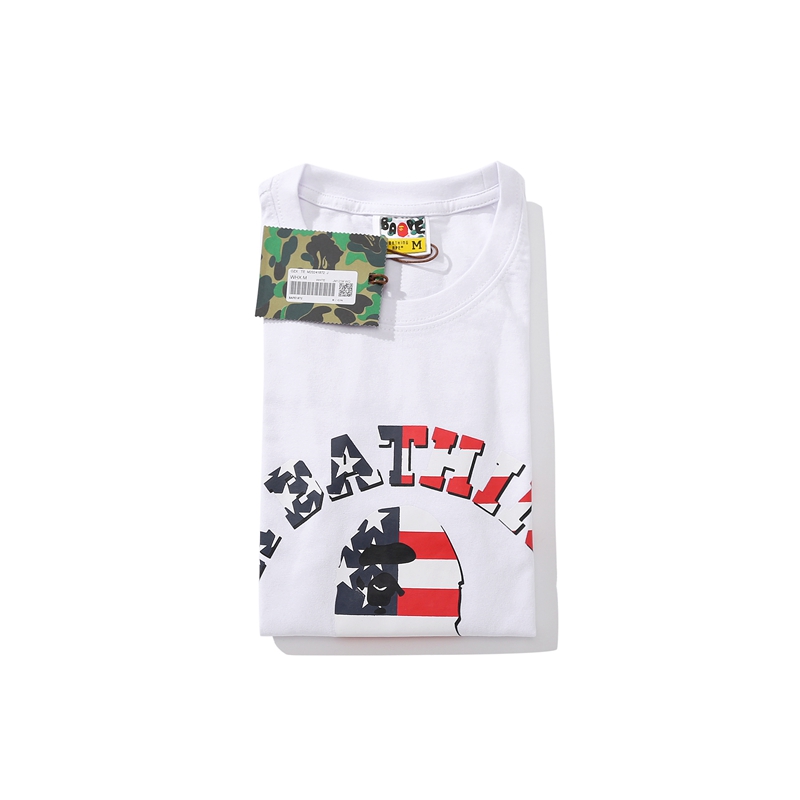 EM Sneakers Bape T-Shirt 1872 White & Black