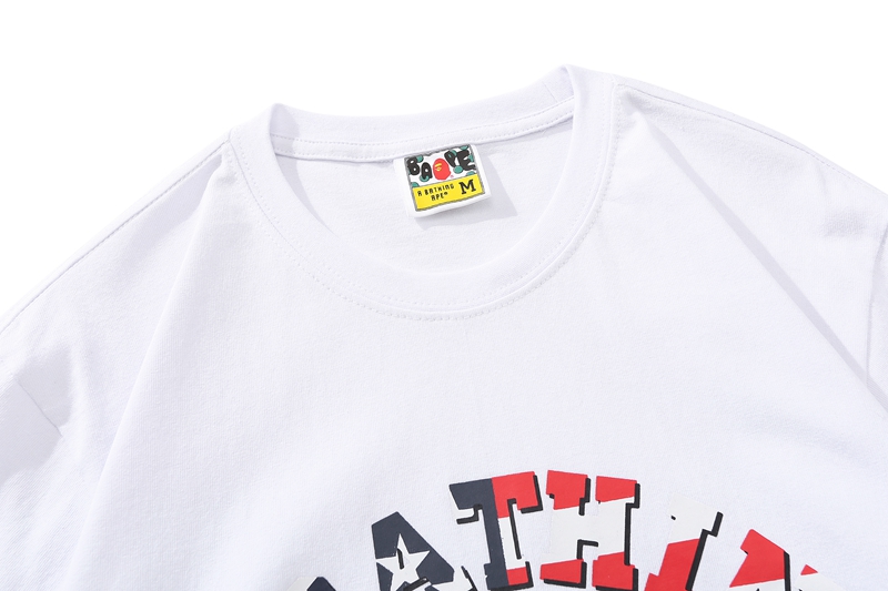 EM Sneakers Bape T-Shirt 1872 White & Black