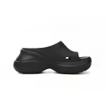 EM Sneakers Balenciaga x Crocs Pool Slide Sandals Black (Women's)