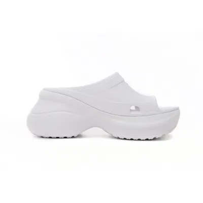 EM Sneakers Balenciaga x Crocs Pool Slide Sandals White (Women's) 02