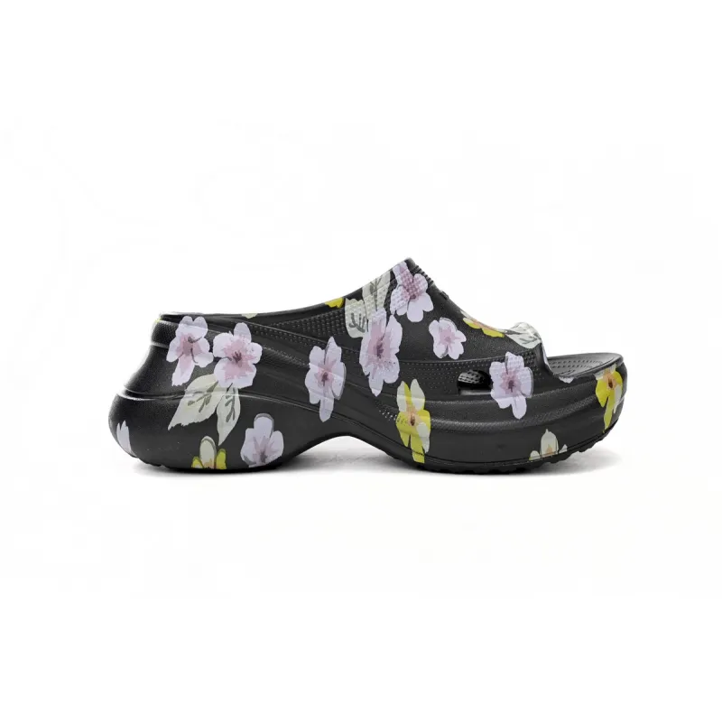 EM Sneakers Balenciaga x Crocs Pool Slide Sandals Grey Flower (Women's)