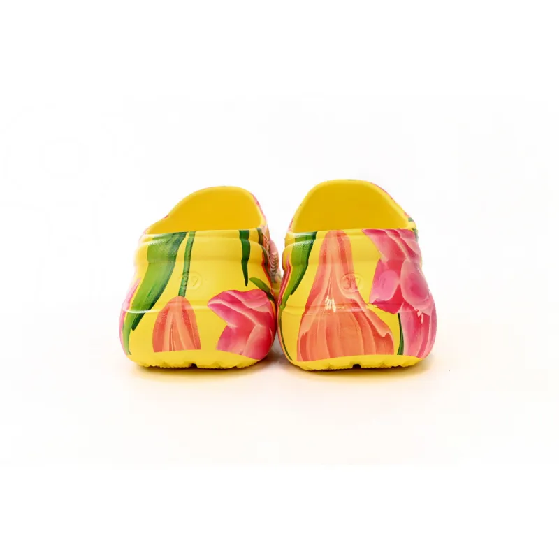 EM Sneakers Balenciaga x Crocs Pool Slide Sandals Tulip Print Multi (Women's)
