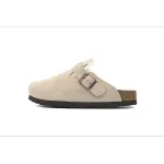 EM Sneakers Birkenstock Boston Shearling Coin Suede Beige