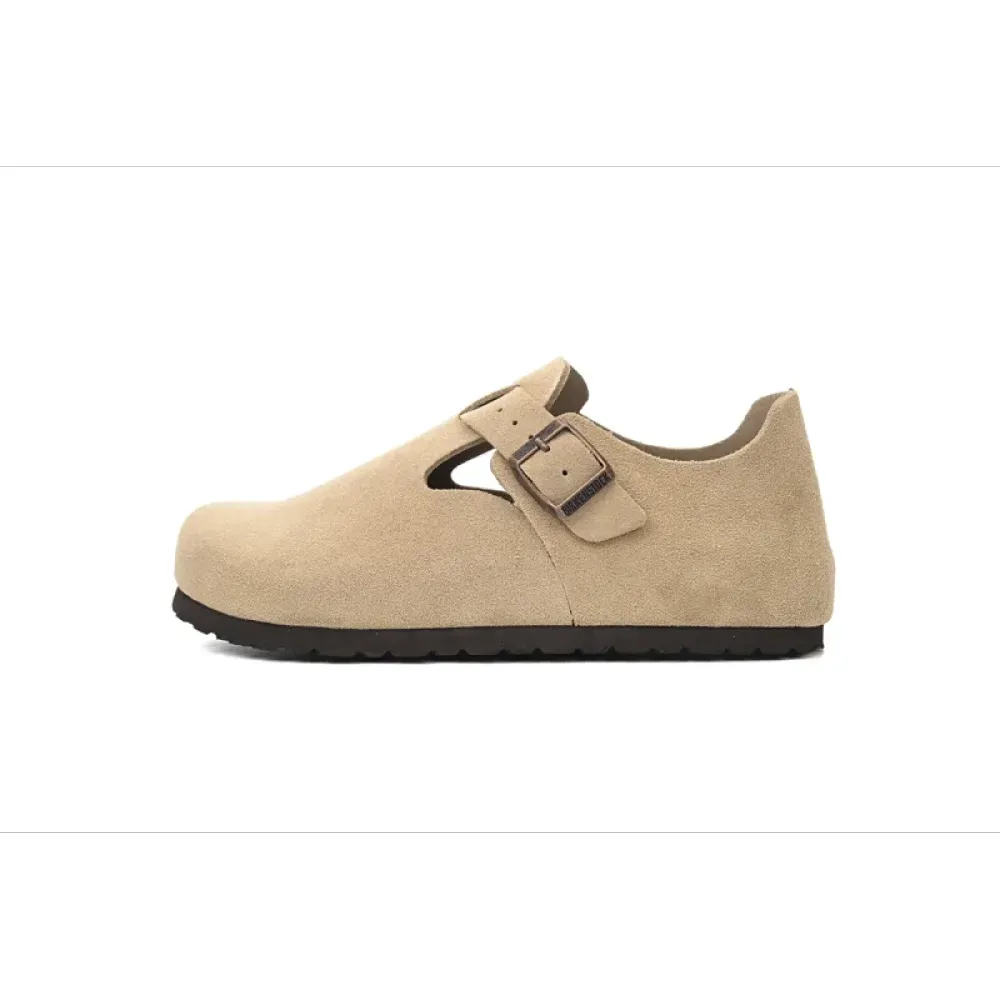 EM Sneakers Birkenstock London Suede Sandals Taupe