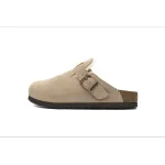 EM Sneakers Birkenstock Boston Shearling Coin Suede Stone