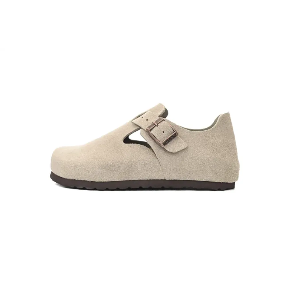 EM Sneakers Birkenstock London Suede Leather Taupe