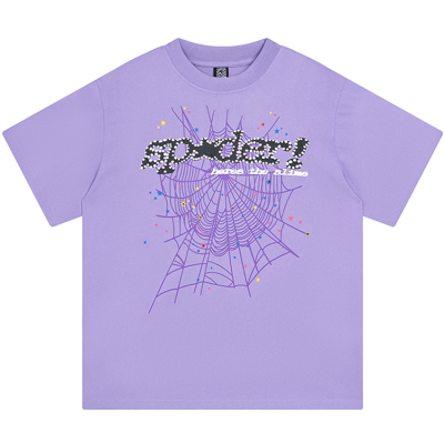 EM Sneakers Sp5der T-Shirt Acai Purple 01