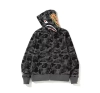 EM Sneakers BAPE Color Camo Shark Full Zip Hoodie Black