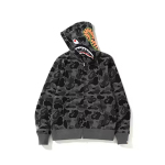 EM Sneakers BAPE Color Camo Shark Full Zip Hoodie Black