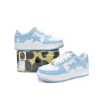 EM Sneakers A Bathing Ape Bape SK8 Sta Low White Blue