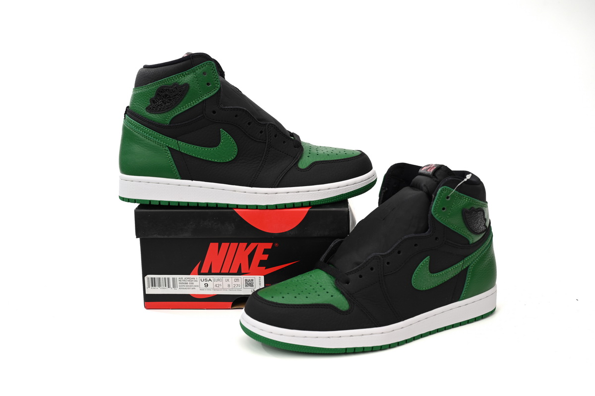 EM Sneakers Jordan 1 Retro High Pine Green Black