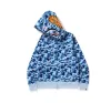 EMSneakers BAPE ABC Camo Shark Full Zip Hoodie Blue