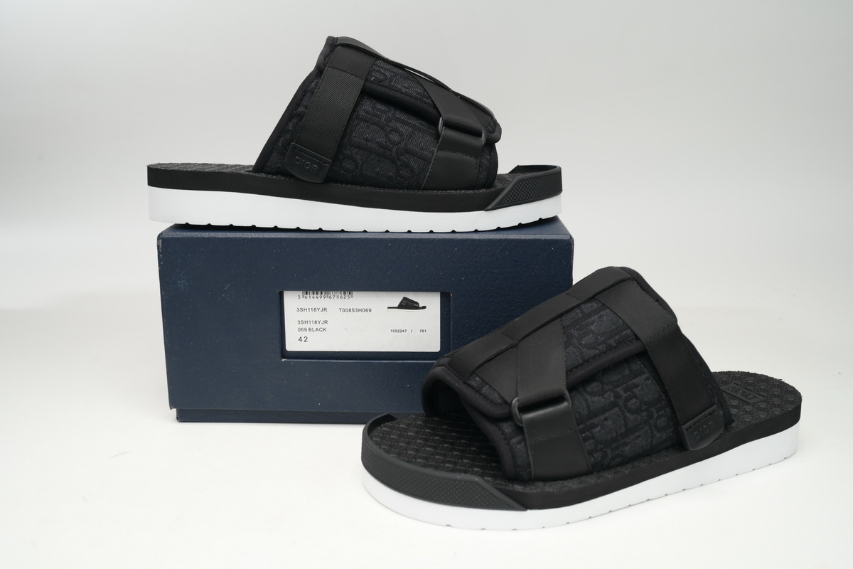 EM Sneakers Dior Alpha Oblique Black and White