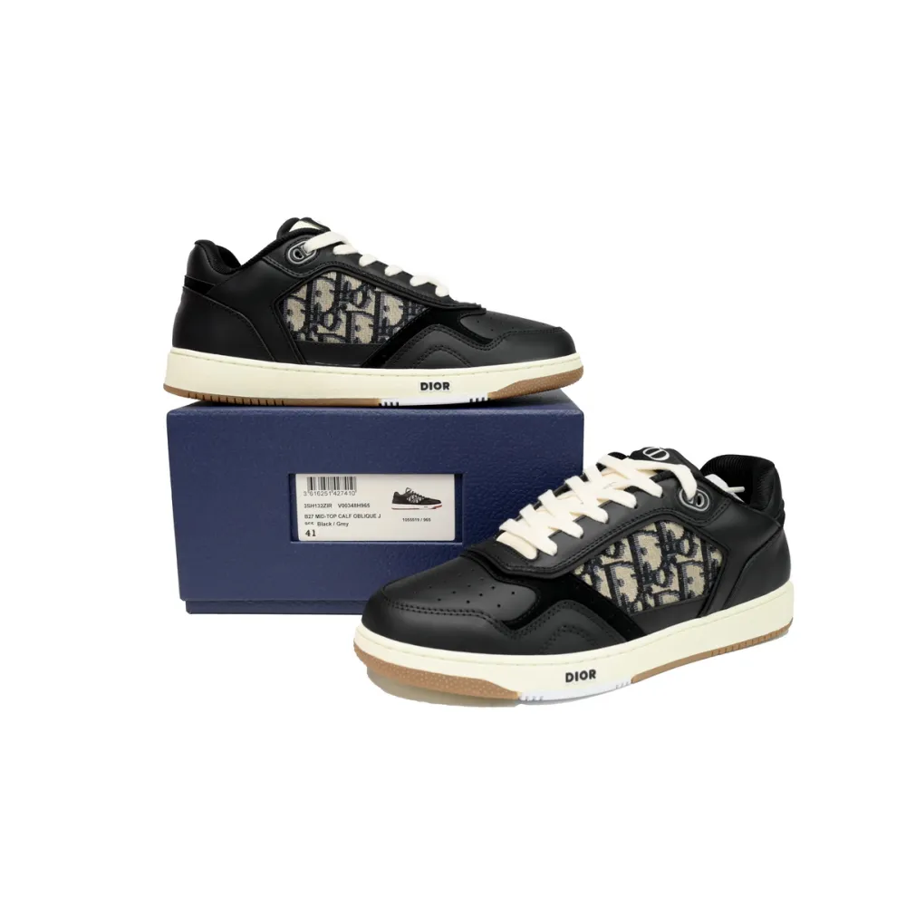 EM Sneakers Dior B27 Low Black Beige