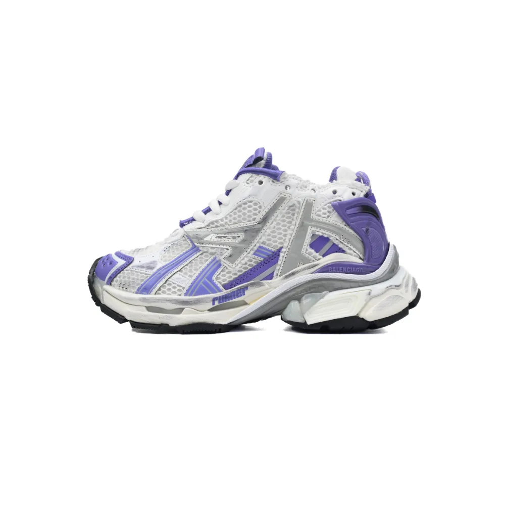 EM Sneakers Balenciaga Runner White Purple