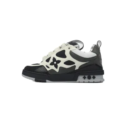 EM Sneakers Louis Vuitton LV Skate Sneaker Grey White 01