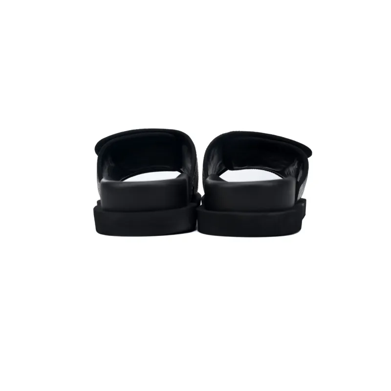 EM Sneakers Louis Vuitton Miami Mules Black and Gray Print